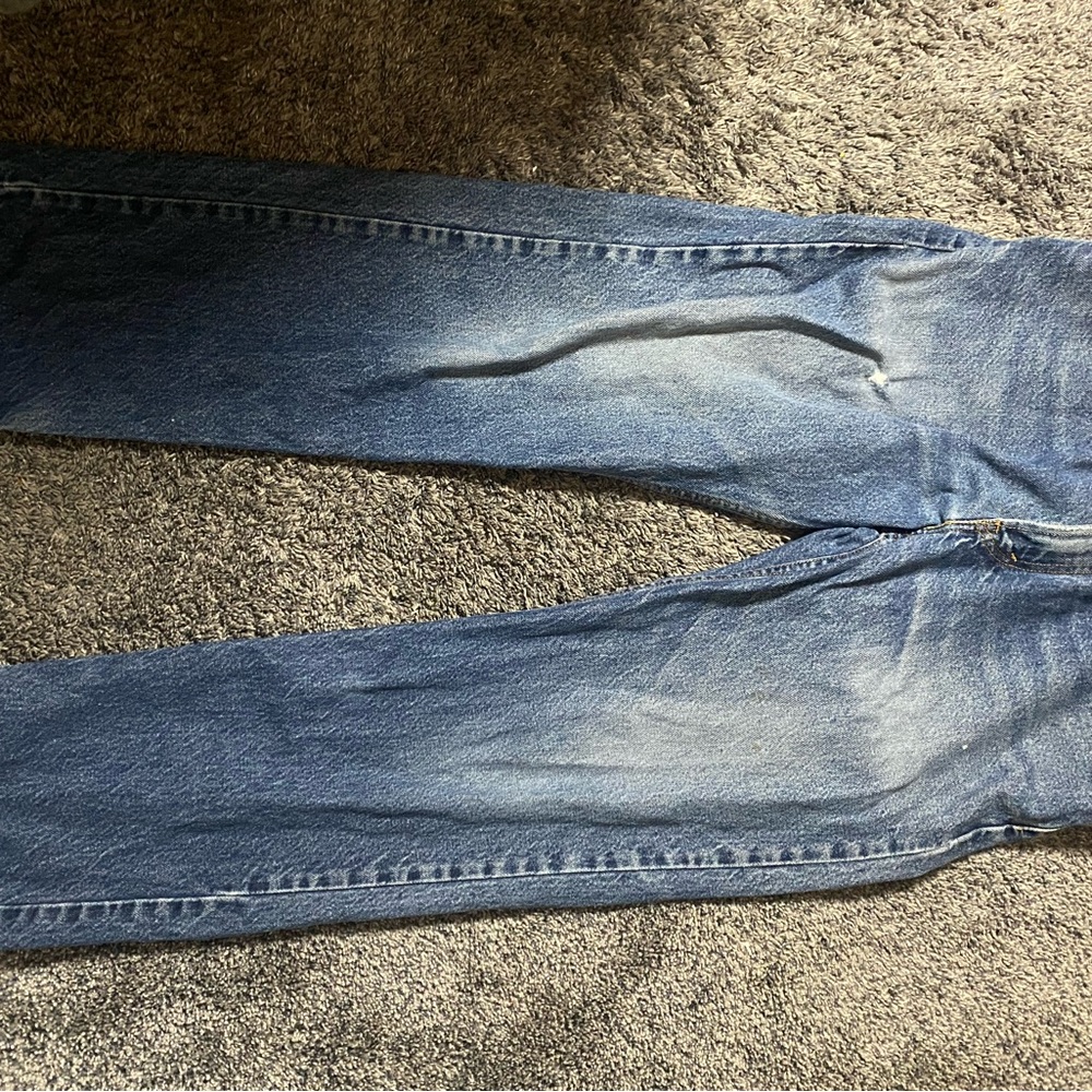 Levi's Slim Straight Jeans in Faded Blue